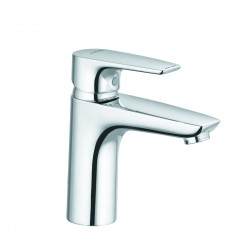 Смеситель KLUDI PURE&SOLID 342920575 для раковины на одно отверстие однорычажный без донного клапана
